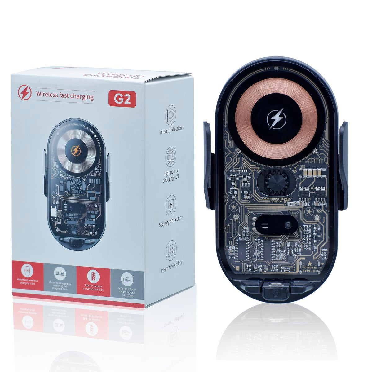Gift To Love | Wireless Fast Charging Car Mount Holder | Code : G2