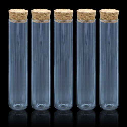 Gift To Love | Glass Messages Bottle 5 Pcs Set 25ML 0*100 100MM | Code : GB20X100