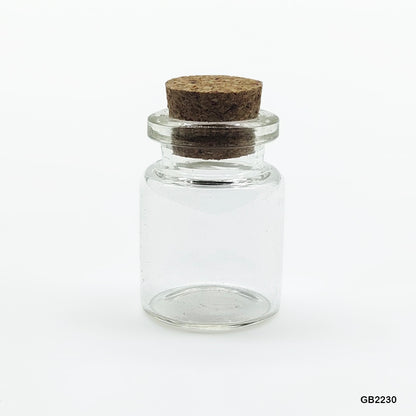 Gift To Love | Message Glass Bottle | Size : 22 Mm X 30 Mm | Pcs : 12 Pcs | Code : GB2230