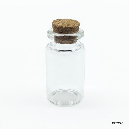 Gift To Love | Message Glass Bottle | Size : 22 Mm X 40 Mm | Pcs : 12 Pcs | Code : GB2240