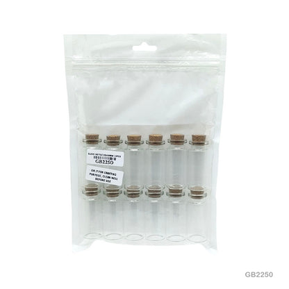 Gift To Love | Message Glass Bottle | Size : 22 Mm X 50 Mm | Pcs : 12 Pcs | Code : GB2250