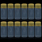 Gift To Love | Mini Glass Bottles With Gold Cap 10ML 22X50MM 8Pcs | Code : GB22X10ML