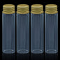 Gift To Love | Mini Glass Bottles With Gold Cap 20ML 22X80MM 4Pcs | Code : GB22X20ML