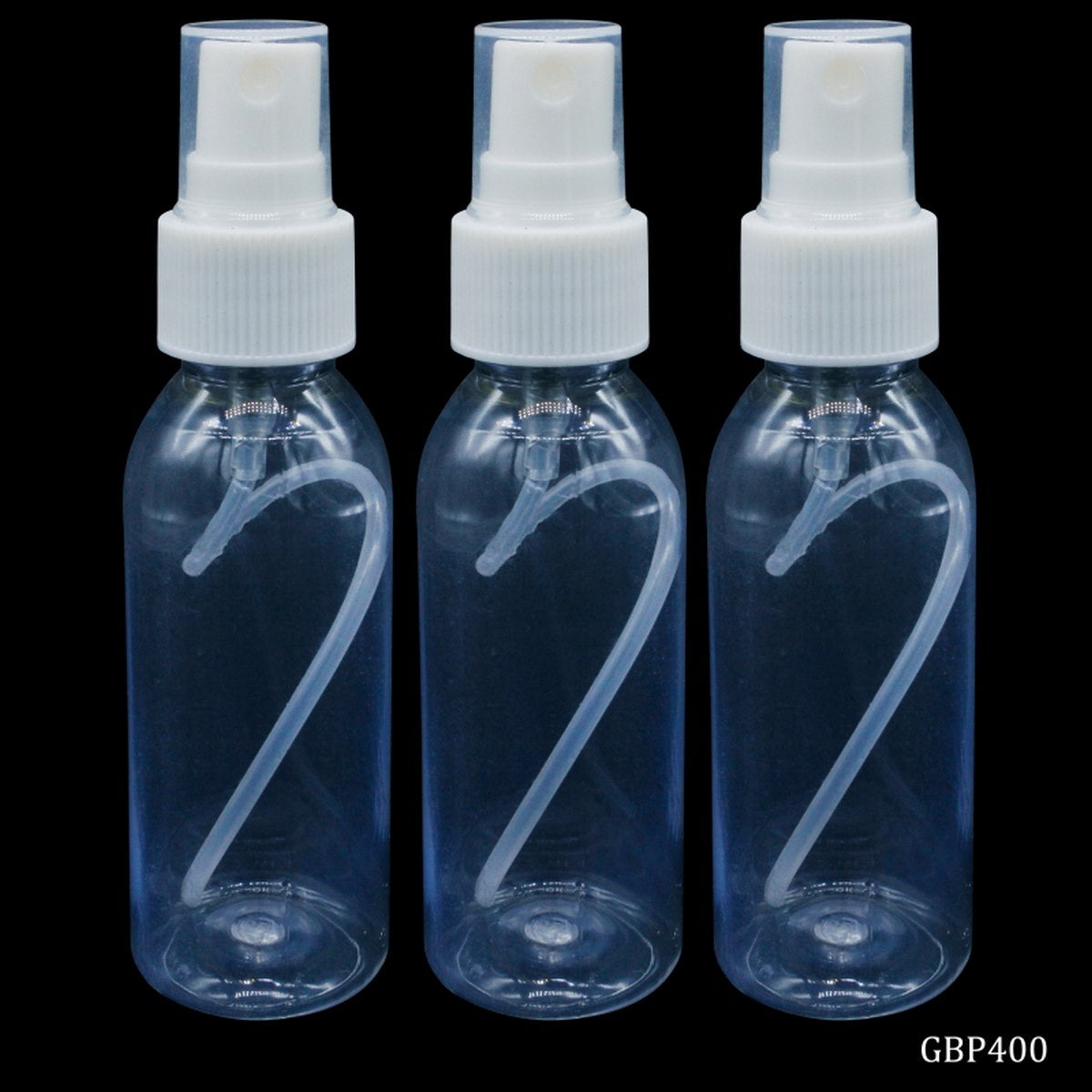 Gift To Love | Spray Bottle Plastic | Size : 4 Inch X 50 Ml | Pcs : 3 Pcs | Code : GBP400