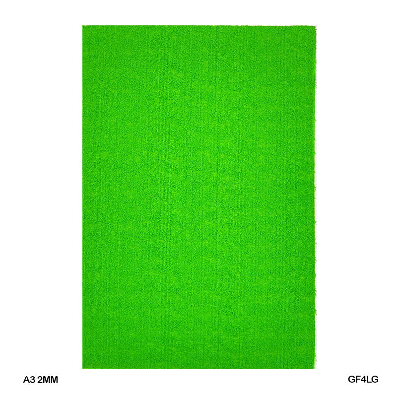 Gift To Love | Grass Foam Sheet | Color : Light Green | Size : A3 | Pcs : 10 Sheet | Code : GF3LG