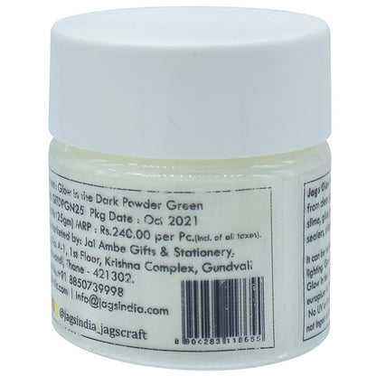 Gift To Love | Glow In The Dark Powder | Color : Green | Size : 25 Gm | Code : GITDPGN25