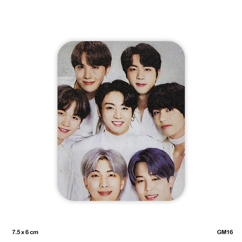 Gift To Love | Glitter Printed Fridge Magnet | Size : 6 X 7.5 Cm | Code : GM16