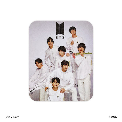 Gift To Love | Glitter Printed Fridge Magnet | Size : 6 X 7.5 Cm | Code : GM37