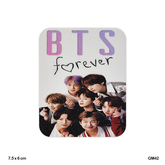 Gift To Love | Glitter Printed Fridge Magnet | Size : 6 X 7.5 Cm | Code : GM42