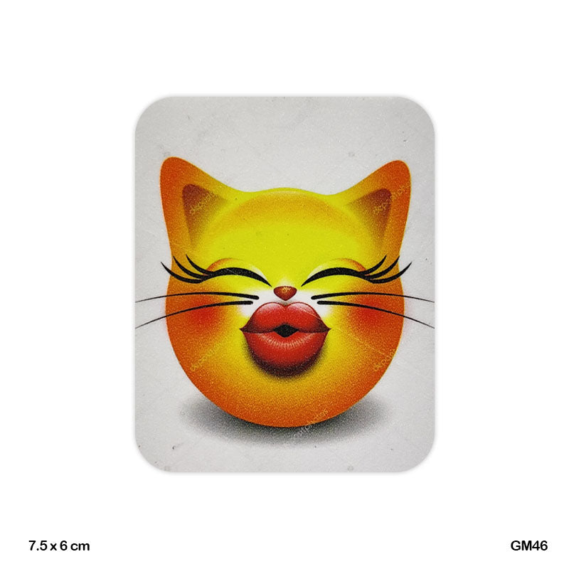 Gift To Love | Glitter Printed Fridge Magnet | Size : 6 X 7.5 Cm | Code : GM46