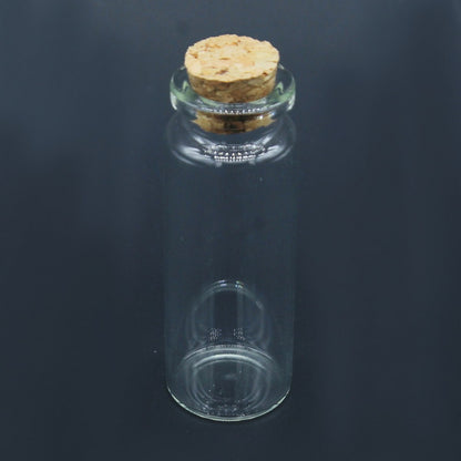 Gift To Love | Mini Glass Bottles With Cork | Size : 22 X 60 Mm | Pcs : 8 Pcs | Code : GMB600