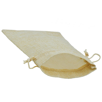 Gift To Love | Gift Pouch Cloth Jute | Size : 13 X 18 Cm | Pcs : 3 No | Code : GP13X18-J