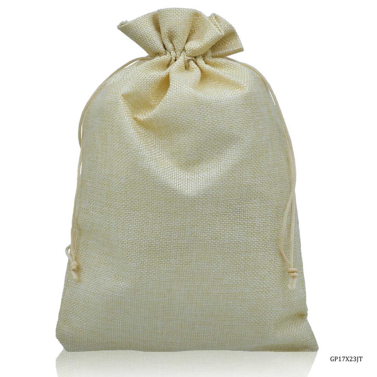 Gift To Love | Gift Pouch Cloth Jute | Size : 17 X 23 Cm | Pcs : 5 No | Code : GP17X23JT