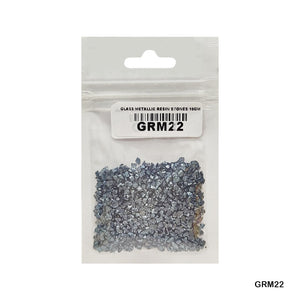 Gift To Love | Glass Metallic Resin Stones | Pcs : 10 Gm | Code : GRM22