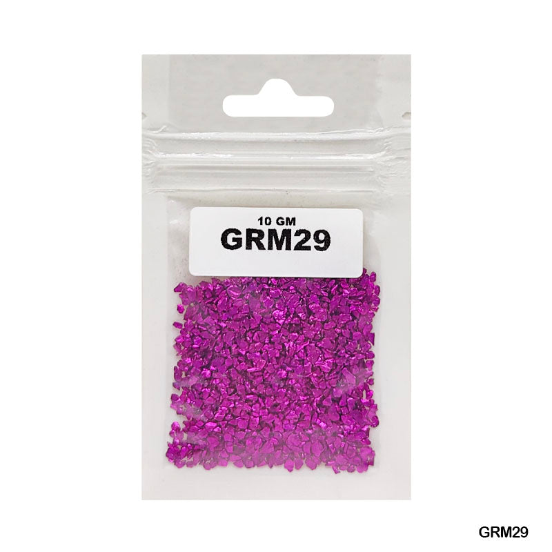 Gift To Love | Glass Metallic Resin Stones | Pcs : 10 Gm | Code : GRM29