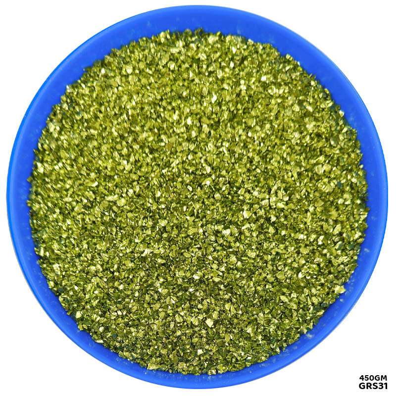 Grs31 Glass Metallic Resin Stones 450Gm-Gift To Love-Art & Craft