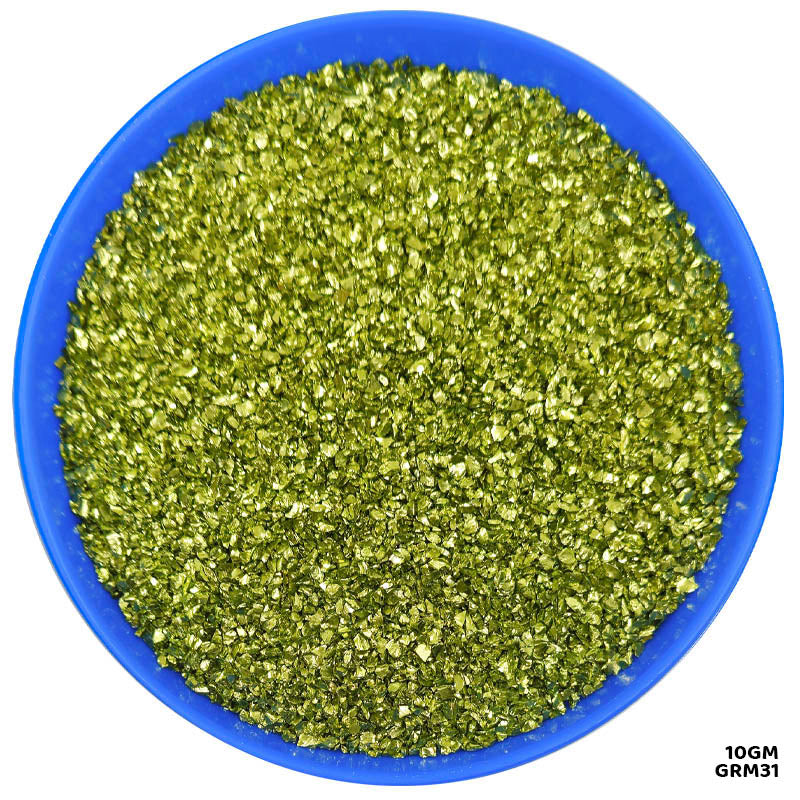 Grs31 Glass Metallic Resin Stones 450Gm