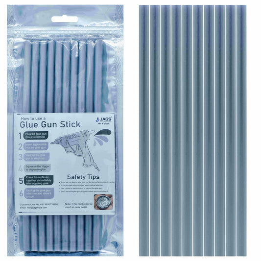 Gift To Love | Glue Stick Thin | Color : Silver | Size : 7 Mm X 20 Cm | Pcs : 10 Pcs | Code : GST10P-SR