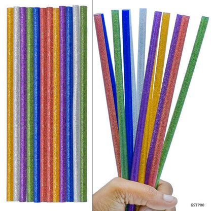 Gift To Love | Glue Stick Thin | Color : 6 Colour | Size : 8 Inch | Pcs : 12 Pcs | Code : GSTP00