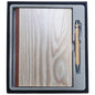 Gift To Love | Gifts Set Diary Wooden With Ball Pen Light Colour | Code : GSWD00-1