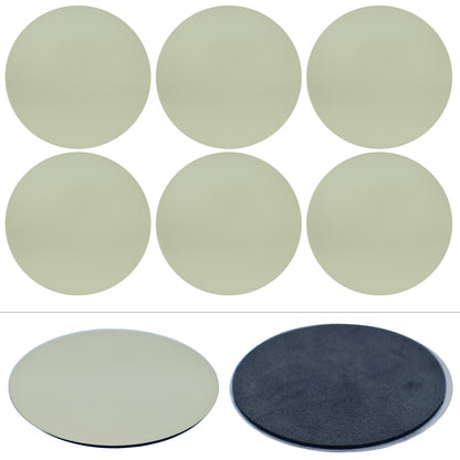 Gift To Love | Tea Coaster Steel Round | Color : Gold | Pcs : 6 Pcs Set | Code : H719GD