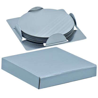 Gift To Love | Tea Coaster Steel Round | Pcs : 6 Pcs Set | Code : H719