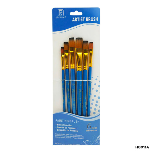 Gift To Love | Paint Brush Flat | Pcs : 6 Pcs | Code : HB011A