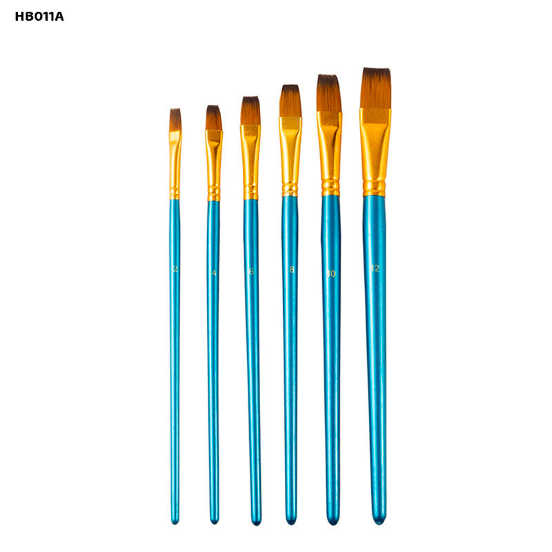 Gift To Love | Paint Brush Flat | Pcs : 6 Pcs | Code : HB011A