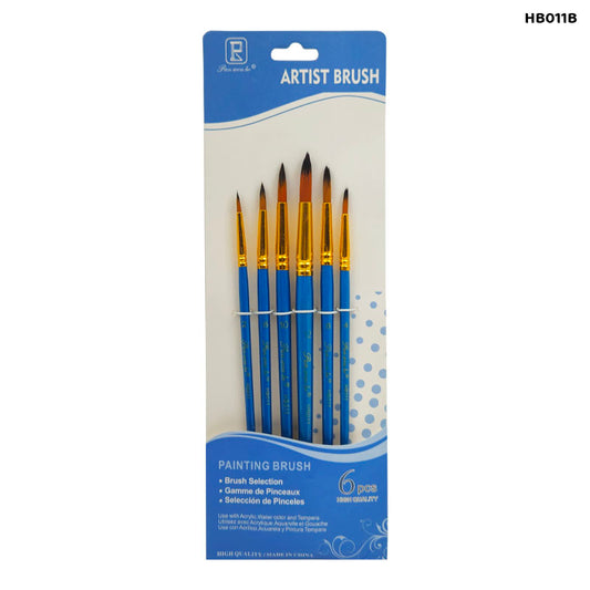 Gift To Love | Paint Brush Round | Pcs : 6 Pcs | Code : HB011B