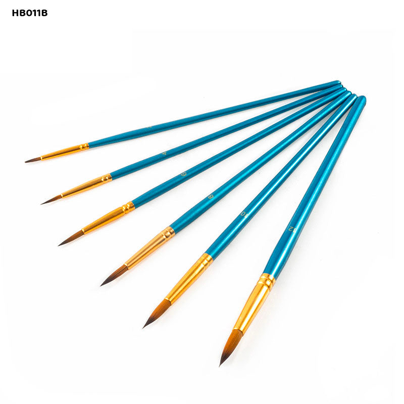 Gift To Love | Paint Brush Round | Pcs : 6 Pcs | Code : HB011B