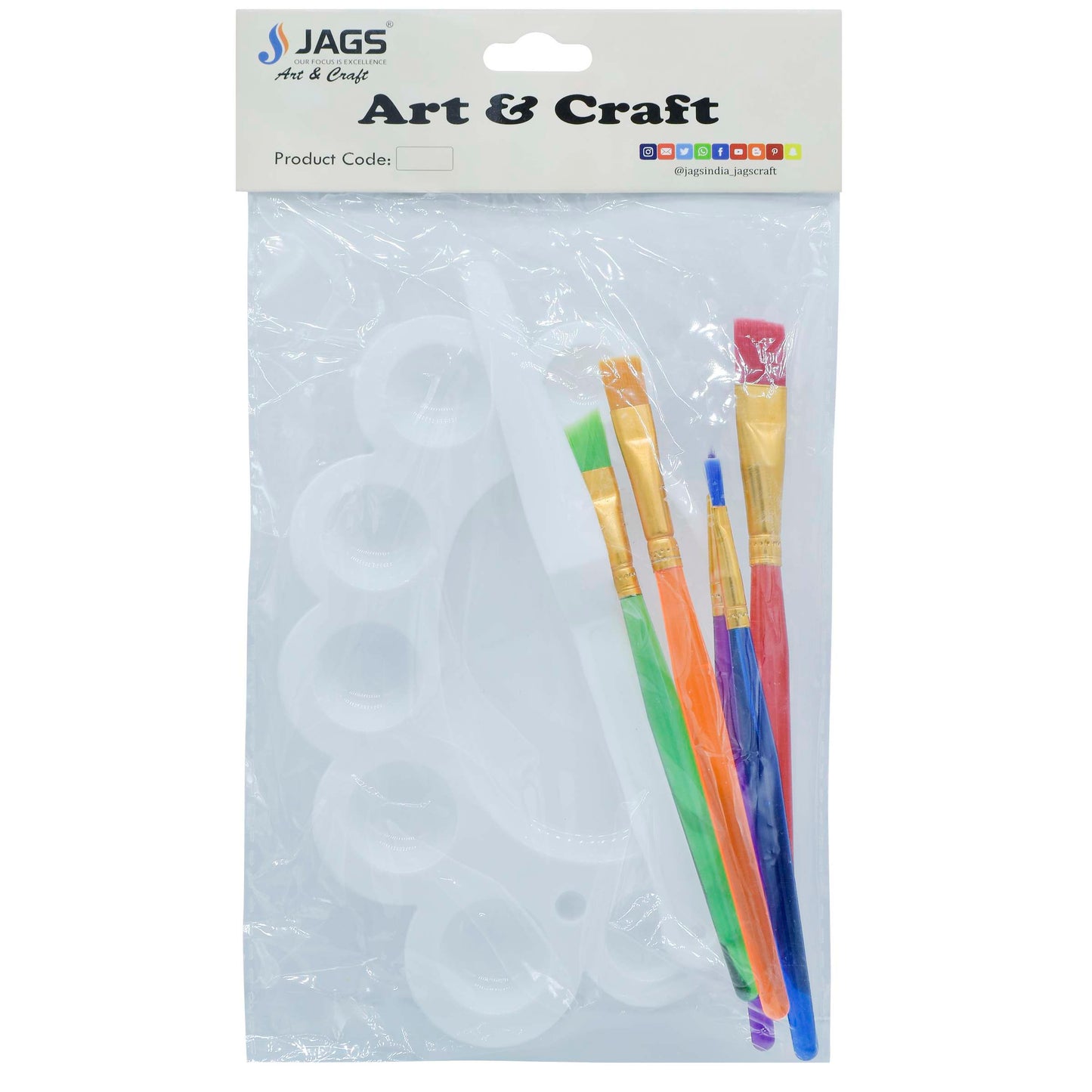 Gift To Love | Colour Mixing Plate Kit | Pcs : Set | Code : HB025-B7