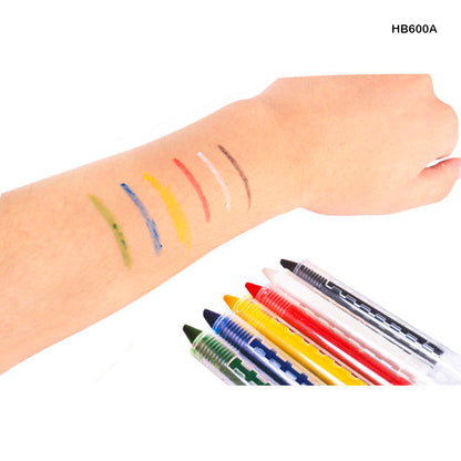 Gift To Love | Face Paint Stick 6 Bright Color Push-Up | Code : HB600A
