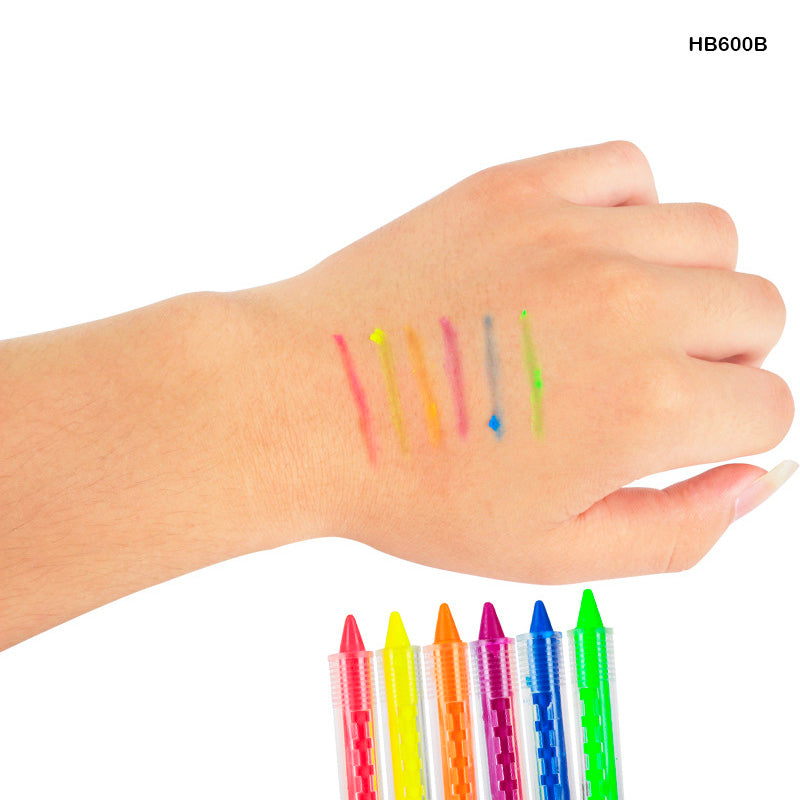 Gift To Love | Face Paint Stick | Color : Neon | Pcs : 6 Pcs | Code : HB600B