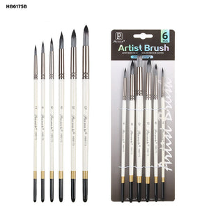 Gift To Love | Paint Brush Round | Pcs : 6 Pcs | Code : HB6175B
