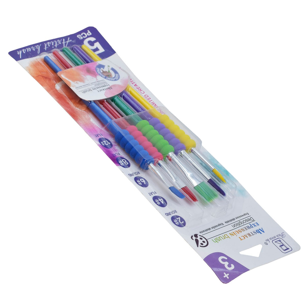 Gift To Love | Kids Painting Brush Mix | Pcs : Set Of 5 Pcs | Code : HB6185