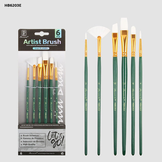 Gift To Love | Paint Brush Multi | Pcs : 6 Pcs | Code : HB6203E