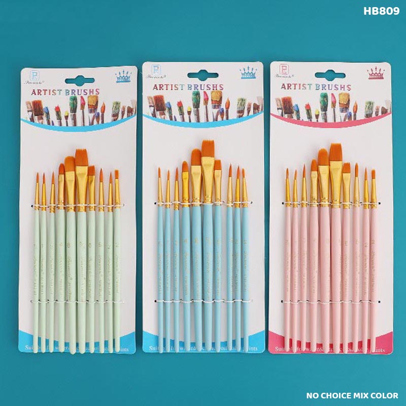 10 Pcs Paint Brush