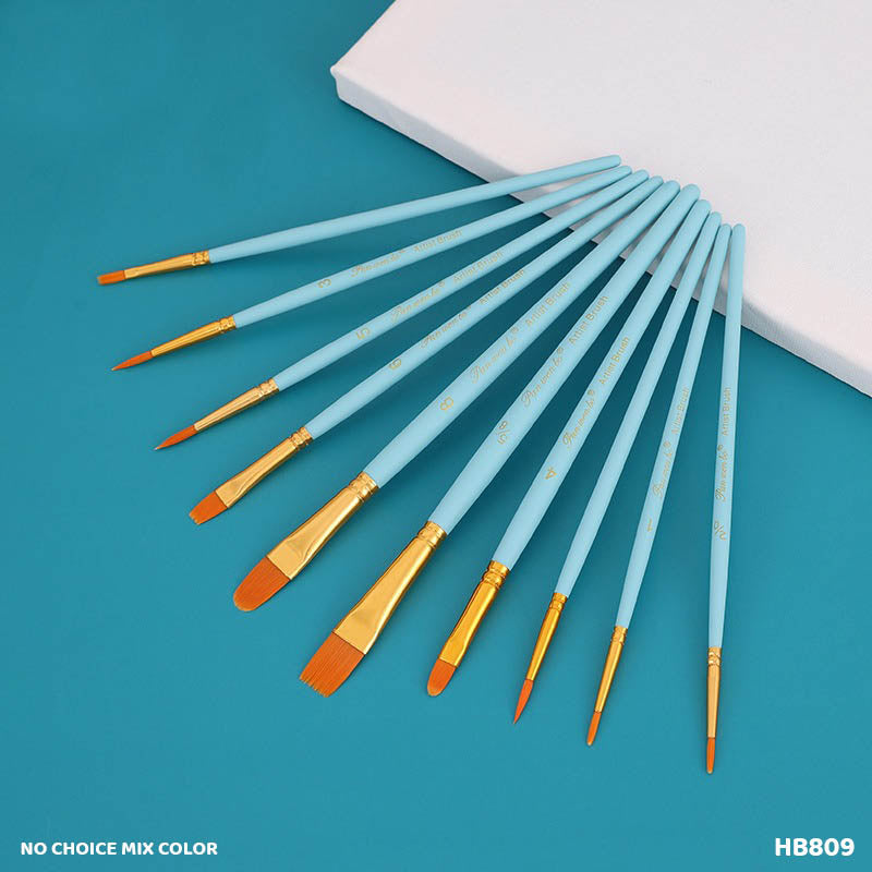 10 Pcs Paint Brush-Gift To Love-Art & Craft