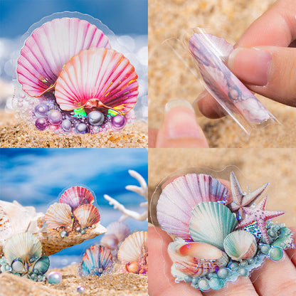 Gift To Love | Treasures On The Beach Deco Sticker | Pcs : 20 Pcs | Code : HBBZ006