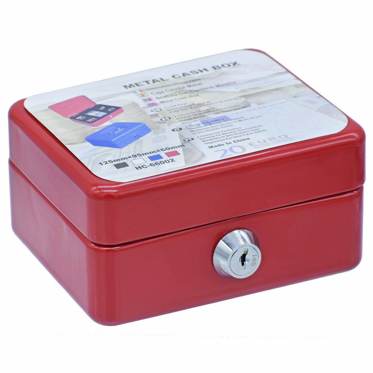 Gift To Love | Metal Cash Box | Size : 125 Mm X 95 Mm X 60 Mm | Code : HC-66002