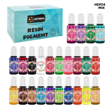 Gift To Love | Pigment | Size : 10 Ml | Pcs : 24 Colors | Code : HEP24