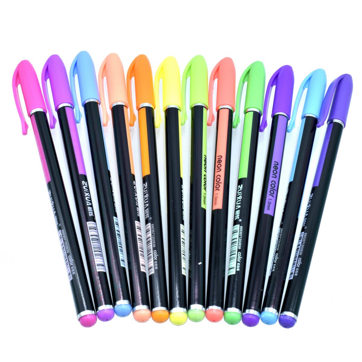 Gift To Love | Glitter Pen Neon Color | Size : 1.0 Mm | Pcs : 24 Pcs Set | Code : HG6107-24