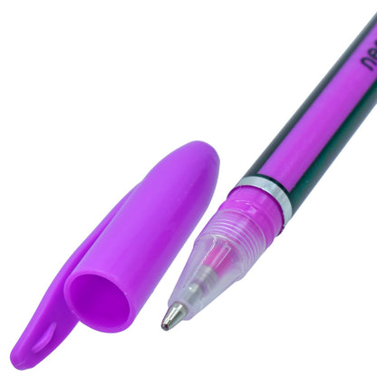 Gift To Love | Glitter Pen Neon Color | Size : 1.0 Mm | Pcs : 24 Pcs Set | Code : HG6107-24