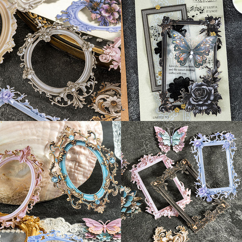 Hgdhbmj001 Lace Dream Frame Cutout Sticker 10Pc