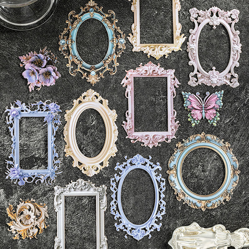 Hgdhbmj006 Lace Dream Frame Cutout Sticker 10Pc