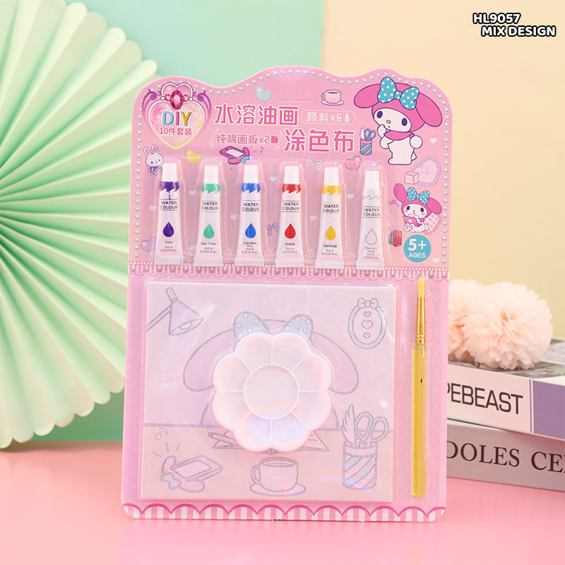 Gift To Love | Canvas Board With Color Kit | Size : 14 X 17 Cm | Pcs : 2 Pc | Code : HL9057