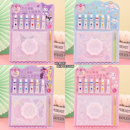 Gift To Love | Canvas Board With Color Kit | Size : 14 X 17 Cm | Pcs : 2 Pc | Code : HL9057