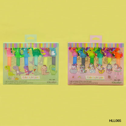 Gift To Love | Highlighter | Color : 12 Color | Pcs : 6 Pcs | Code : HLL065