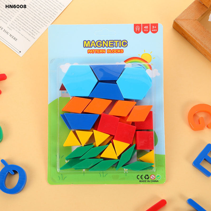 Gift To Love | Magnetic Pattern Blocks | Pcs : 48 Pcs | Code : HN6008