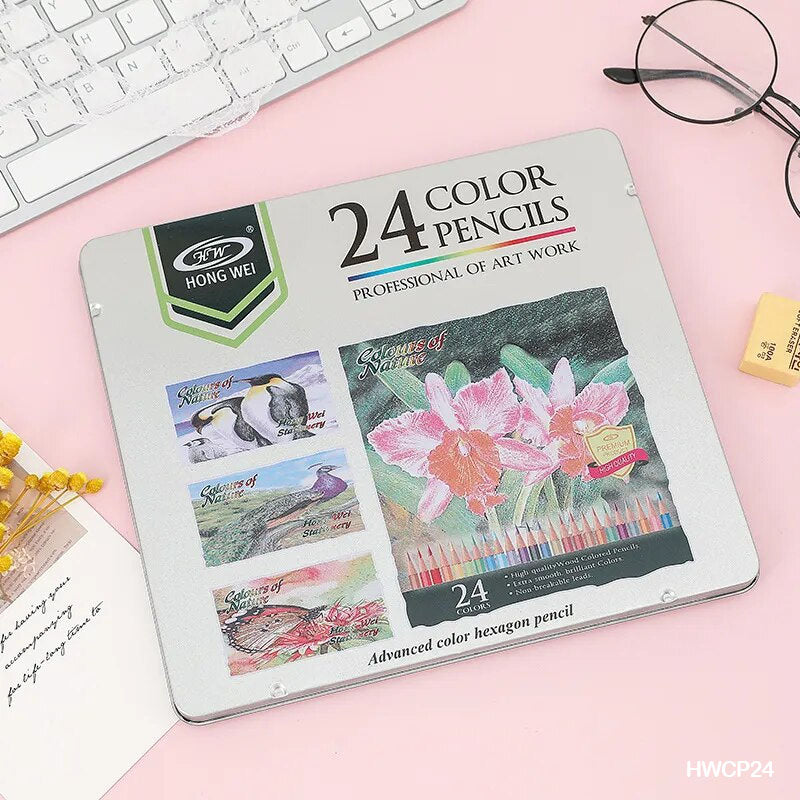 Hwcp24 24 Color Advanced Colour Pencils-Gift To Love-Art & Craft
